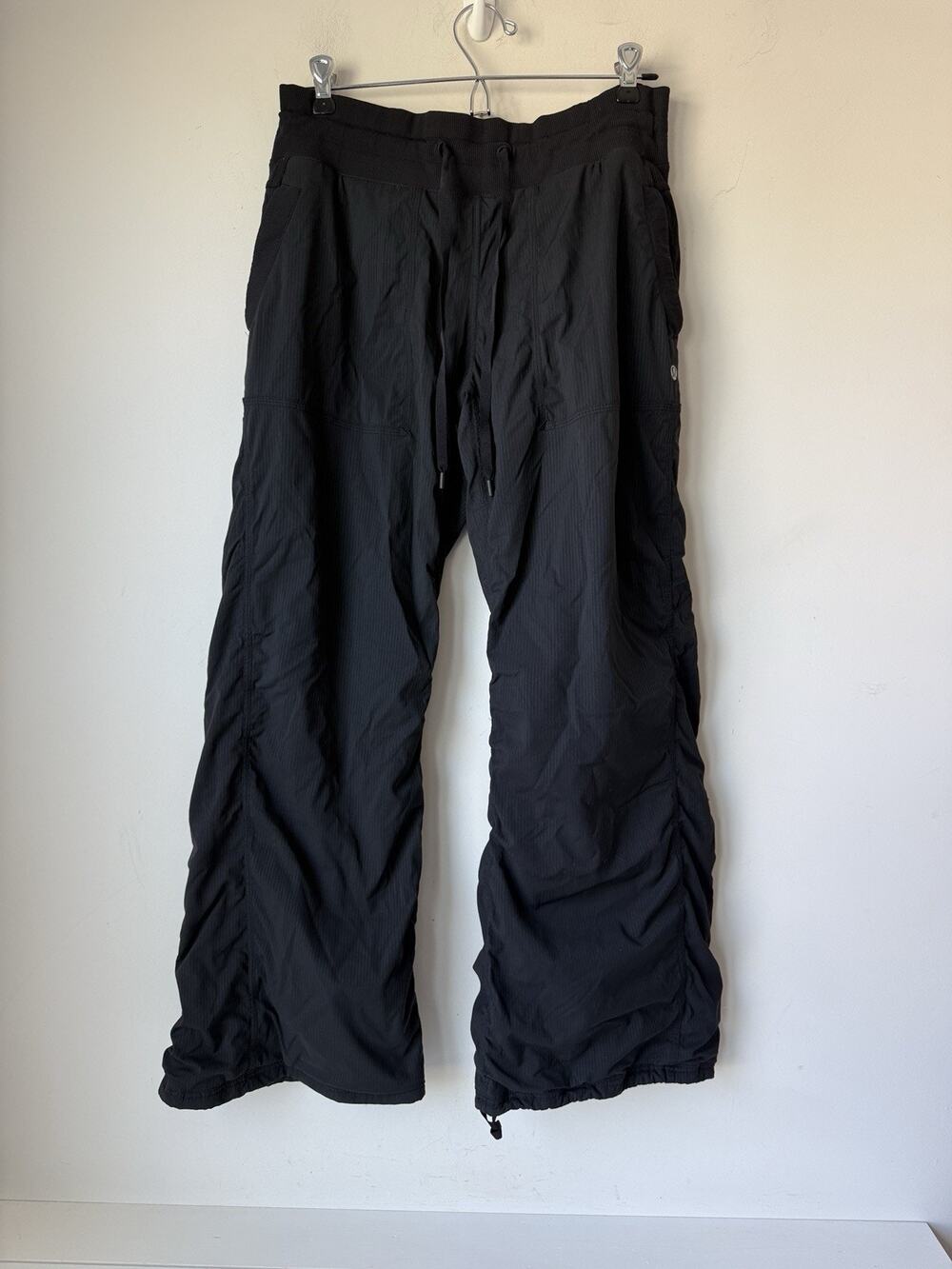 Lululemon Dance Studio Mid-Rise Full Length PantBlack Size 10 Inseam 28 In Lined